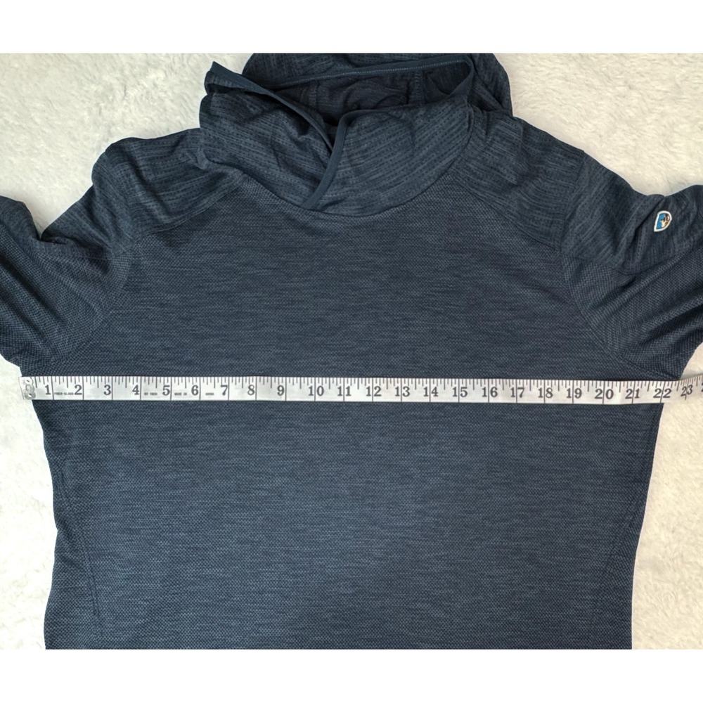 Kuhl Engineered Hoody Men M Pirate Blue UPF 25 Hiking Sun Hoodie 7511 - Picture 9 of 11